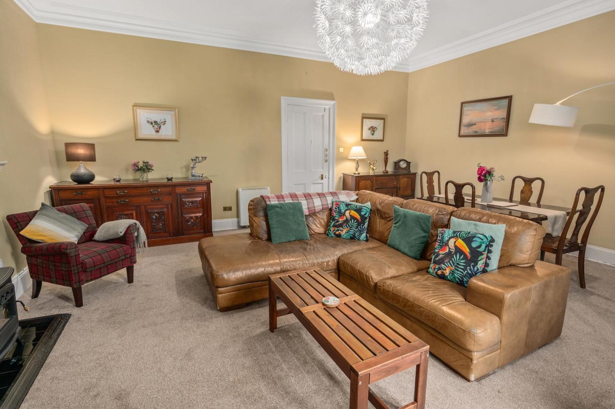 Panoramic Sea Views - Stunning 3Bd Apt & Balcony Oban Exterior photo